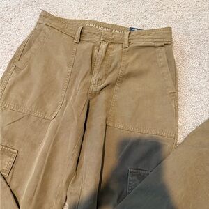 American Eagle Outfitters Olive/Tan Cargo Pants